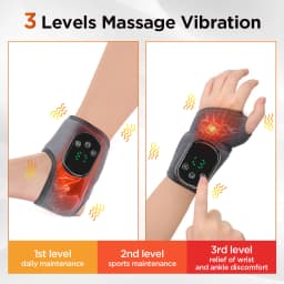 Electric Wrist And Ankle Brace With Hot Compress Vibration Wrist Guard Band Ankle Support Brace Anti Sprain Joint Protection Hand Foot Care