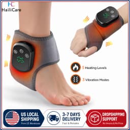 Electric Wrist And Ankle Brace With Hot Compress Vibration Wrist Guard Band Ankle Support Brace Anti Sprain Joint Protection Hand Foot Care