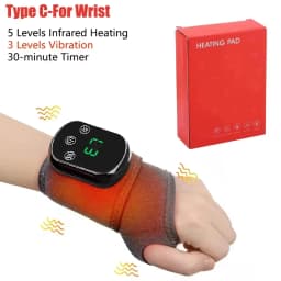 Electric Wrist And Ankle Brace With Hot Compress Vibration Wrist Guard Band Ankle Support Brace Anti Sprain Joint Protection Hand Foot Care