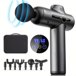 Massage Gun Fascia Deep Muscle Relax Body Neck Massager Electric Fitness Equipment Noise Reduction Male Female