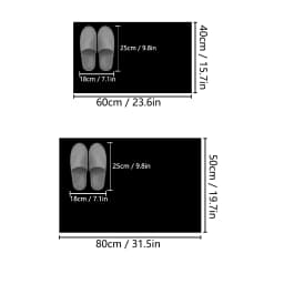 Multi Purpose Square Bathroom Mat Diatomaceous Earth Floor Rug Rubber Base Non Slip Absorbent Mat for Home