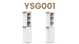 TinyNest Slim Storage Cabinets, Farmhouse Wooden Corner Floor Bathroom Cabinet With Adjustable Shelves & Doors, 66.1 inch Tall Rustic Narrow Toilet Paper Storage Holder, Closet Organizer For Small Spaces, Kitchen, Entryway, Living Room, Bedroom, Entryway