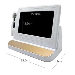 9 Inch HD Skin Hair Scalp Analyzer Detector 50X‑200X Magnification Skin Diagnosis Machine Multispectral Facial Skin Condition Tester For Beauty Salon Home Use Detect Acne Redness Dark Spots Pore Blockage Scalp Hair Follicle Health Analysis Device US EU Pl
