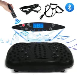 Vibration Plate Fitness Platform Exercise Machine Vibrating Lymphatic Drainage Shaking Full Body Shaker Workout Vibrate Stand Shake Board Sport Gym For Weight Loss Fat Burner For Women Men