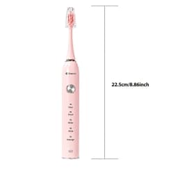 Electric Toothbrush 38000 VPM 5 Cleaning Modes Rechargeable with 11 Replacement Heads 2 Min Smart Timer Waterproof Adult Oral Care