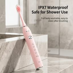 Electric Toothbrush 38000 VPM 5 Cleaning Modes Rechargeable with 11 Replacement Heads 2 Min Smart Timer Waterproof Adult Oral Care