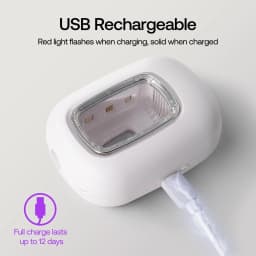 Toothbrush Cleaner, USB Rechargeable Holder Box, universal Electric and Manual Toothbrush, Portable and lightweight Travel Essential, Bathroom Camping Home Daily Cleaning Protection, Ideal Gift for Christmas, Thanksgiving, Halloween.