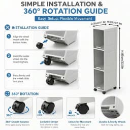3/4 Floors Narrow Gap Storage Cabinets, Kitchen And Bathroom Narrow Storage Cabinets, Drawer Gap Multi Rack, Non Installed Light