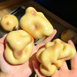 Crunchy Potato Squishy Stress Ball ASMR Fidget Toy Handmade Squeeze Ball Portable Anxiety Relief Sensory Toy for Adults Kids.