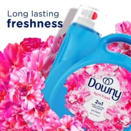 April Fresh HE Compatible Liquid Fabric Softener - 44 fl oz for Laundry Softening and Care
