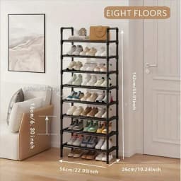 1 Multi-Layer Simple Shoe Rack, Multifunctional Large-Capacity Storage Rack, Easy To Load And Unload, Save Space, Home Organizat
