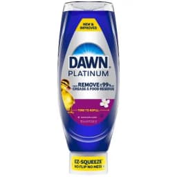 Platinum Ez Squeeze Liquid Dishwashing Liquid Wild Jasmine Scent - 24 Fl Oz, Suitable for Kitchen Utensil Cleaning and Daily Use