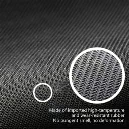 Dog Cat Feeding Mat Square Rubber Backing Non Slip Water Absorbent Heavy Duty Pet Food Placemat