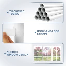 10x20/10x30 Party Tent & Outdoor Canopy (20-30+ Person Capacity) - Large White Event Shelter with Removable Sidewalls, Zipper Doors, Heavy-Duty Stakes, and Ropes for Weddings, BBQs, Backyards, and Celebrations(white)