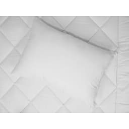 Comfort Complete Standard/Queen Size Bed Pillow 20"X28", Hypoallergenic Antimicrobial Pillow with Moisture‑Wicking Microfiber Cover