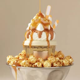 Unisex Salted Caramel Gourmand Eau De Parfum, Whipped Cream Ice Cream Cup Perfume Spray, Creamy Milk Dessert Fragrance Long Lasting 75ml