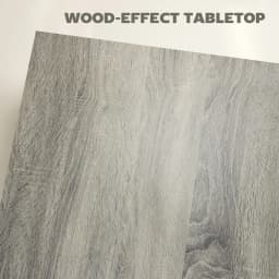 Homcom Square Coffee Table 1.6" Thick Tabletop 31.5"X31.5" Gray Wood Grain