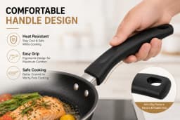13-Piece Cookware Set, Non-Stick Stone Coating Kitchen Pots and Pans Set, Stainless Steel Handle Glass Lids, Soup Pot Frying Pan Milk Pot, Korean Style Cookware