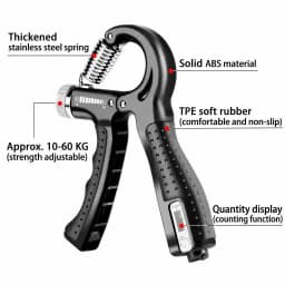 10-60kg Adjustable Hand Grip Strengthener With Counter Hand Trainer Exerciser For Muscle Multifunctional Hand Strength Training