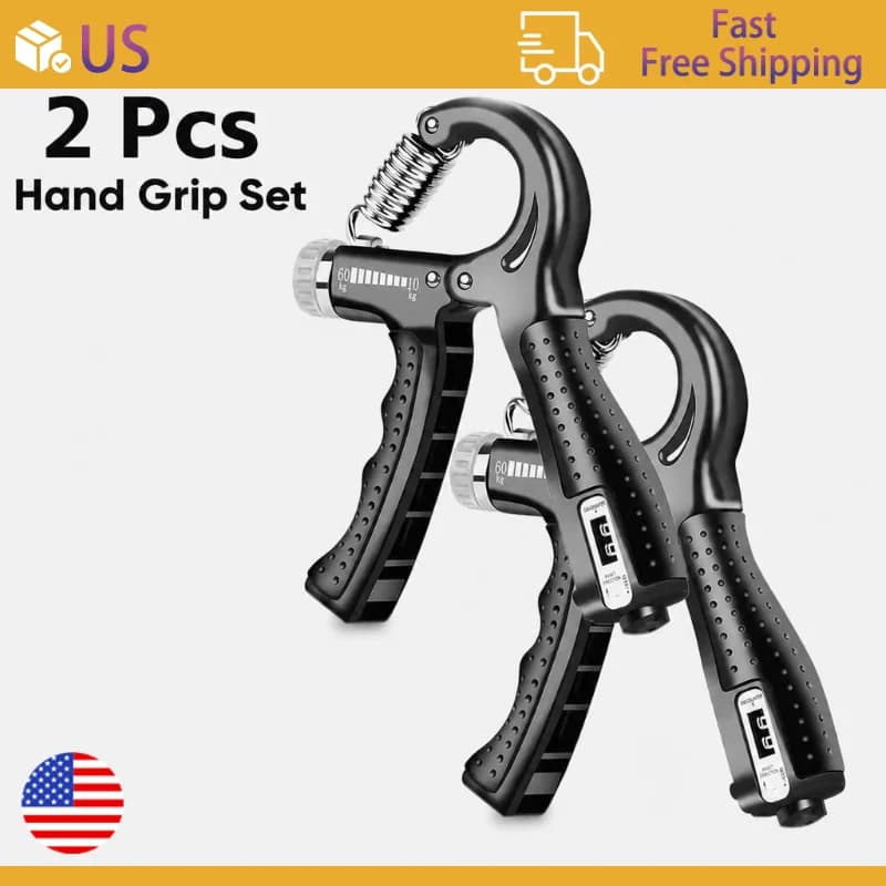 10-60kg Adjustable Hand Grip Strengthener With Counter Hand Trainer Exerciser For Muscle Multifunctional Hand Strength Training
