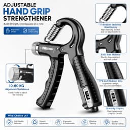10-60kg Adjustable Hand Grip Strengthener With Counter Hand Trainer Exerciser For Muscle Multifunctional Hand Strength Training