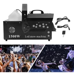 3-in-1 LED Snowflake Machine, Remote Control DMX Snow Machine, LED Snow Maker Machine