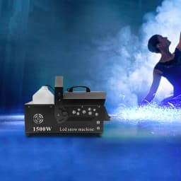 3-in-1 LED Snowflake Machine, Remote Control DMX Snow Machine, LED Snow Maker Machine