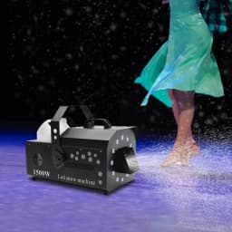 3-in-1 LED Snowflake Machine, Remote Control DMX Snow Machine, LED Snow Maker Machine