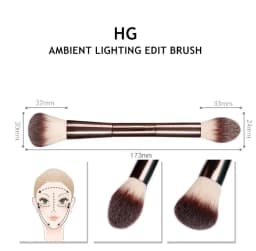 Hourglass AMBIENT LIGHTING EDIT BRUSH Double Ended Powder Highlight Blush Bronzer Makeup Brush Cosmetic Brush