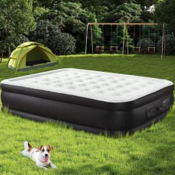 Air Mattress, Portable Low Noise Colchone Inflable With Built In Pump, Maximum Weight Capacity 600 Lbs Air Bed For Camping
