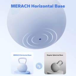 MERACH Kettlebell Sand Filled Shock Absorbing 15/25 LB PVC Quiet Kettlebell for Home Gym Apartment Floor-Friendly Non-Slip Rubber Base Wide Handle Safe Drop-Proof Workout Weight for Women Beginners & Seniors