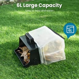 Vsatorm Solar Pool Skimmer Robot Cleaner 24H Surface Cleaning Auto Parking Intelligent Obstacle Detection for Above Ground Pools
