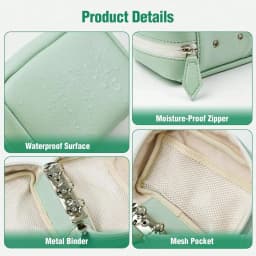 Waterproof Zipper Medicine Pouches Set, 14 Color Designs Weekly Organizer For Daily Supplement Storage