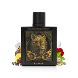 Rayhaan Tiger Cal Cologne Edition Extrait De Parfum For Men Unisex, Woody Spicy Fragrance 100ml 3.4 Ounce Long Lasting Arabian Perfume Spray Gift