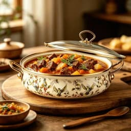 3QT Enamel Cast Iron Dutch Pot Lid, Shallow Bottom, Double Handle, Suitable For Cooking And Stewing, Compatible With All