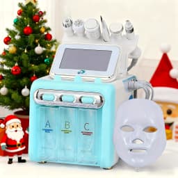 Christmas Special Offer, 7‑in‑1 Facial Massager, Facial Beauty & Cleansing Device, Multifunctional At‑Home Beauty Equipment, Gift for Friends & Parents, Holiday Present