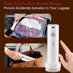 2026 Upgraded New X8 Cordless Travel Vacuum Storage Compression Bag Set 6/9/15Packs -Vacuum Bags for Travel with Rechargeable air Pump，for Luggage and Suitcase, Space Saver for Clothes and Clothing Travel Zipper Pouches