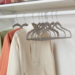 **10 Pack Gray Thin Plastic Clothes Hangers, Lightweight Space Saving Hangers for Shirts, Dresses, Pants and Jackets, Closet Storage Organizer**