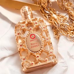 Luxury Collection Royal Amber EDP Spray 80ml Golden Embossed Bottle Unisex Fragrance Fruity Gourmand Amber Musk Perfume for Daily Party Holiday Gift for Him Her