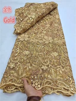 SGIAWETA-2026 Green High Quality Net Lace Soft Eligant Luxurious Mesh Lace Fabric Containing Beautiful Sequins, Suitable For Wedding Evening Dresses 5yard/1yard Purple-birthdaygift
