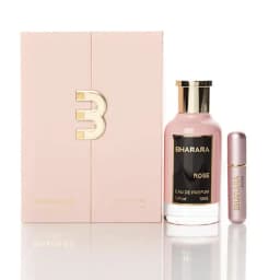 Bharara Rose Eau De Parfum Spray 3.4 Fl Oz (100 Ml) – Long Lasting Floral Perfume for Women – Elegant Jasmine & Peony Scent – Luxury Daily Wear Fragrance