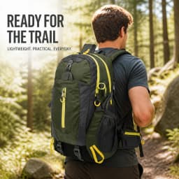 Waterproof Hiking Backpack Large Capacity Durable Nylon Travel Backpack for Outdoor Trekking Climbing Top 2026