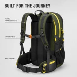Waterproof Hiking Backpack Large Capacity Durable Nylon Travel Backpack for Outdoor Trekking Climbing Top 2026