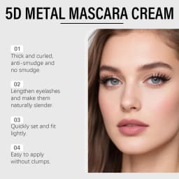 Black Mascara Volumizing Long Lasting Smudge Proof Waterproof Mascara Natural Curl Eyelash Lengthening Intense Black Eye Lash Makeup Daily Beauty Tool Cosmetic For All Day Wear