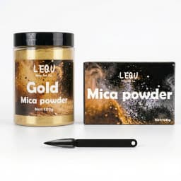 LEQU Metal Powder, 100g (3.5 oz), Available in Three Colors: Gold, Silver, and Black. Sparkling Epoxy Resin Pigments That Resist Fading, Perfect for Resin Casting, DIY Crafts, Cup Decorations, Jewelry Making, Painting, and Epoxy Art Projects.