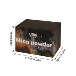 LEQU Metal Powder, 100g (3.5 oz), Available in Three Colors: Gold, Silver, and Black. Sparkling Epoxy Resin Pigments That Resist Fading, Perfect for Resin Casting, DIY Crafts, Cup Decorations, Jewelry Making, Painting, and Epoxy Art Projects.