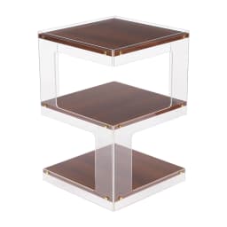 3 Tiers 40*40*60cm Bedside Table Freestanding Tea Table for A Box Spring Bed, Sofa Table, Bedside Table, Phone Table, Nightstand