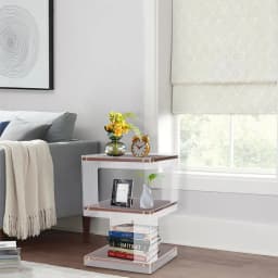 3 Tiers 40*40*60cm Bedside Table Freestanding Tea Table for A Box Spring Bed, Sofa Table, Bedside Table, Phone Table, Nightstand