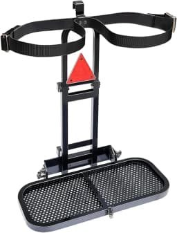 AP01 Universal Foldable Golf Cart Rear Seat Bag Holder for EZGO Club Car Yamaha - for Safety Grip Bar Maximum 8'' Wide
