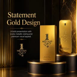 Luxury Gold Bar Style Men’s Fragrance 100ml Eau de Toilette Long Lasting Fresh Spicy Scent Spray Perfume for Daily Wear Party Night Gift Elegant Minimalist Design Scented Cologne Bottle